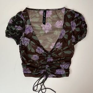 Mesh crop top